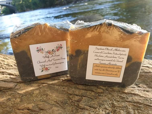 Charcoal and Turmeric Soap